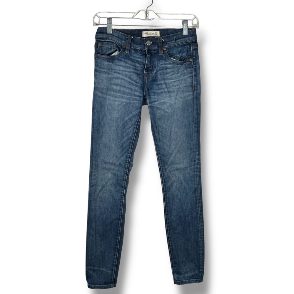 Madewell Medium Wash Whiskered Skinny Skinny Jeans Size 25 - “Ravana”